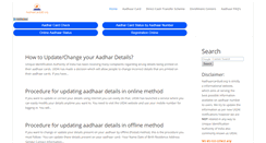 Desktop Screenshot of aadhaarcarduid.org